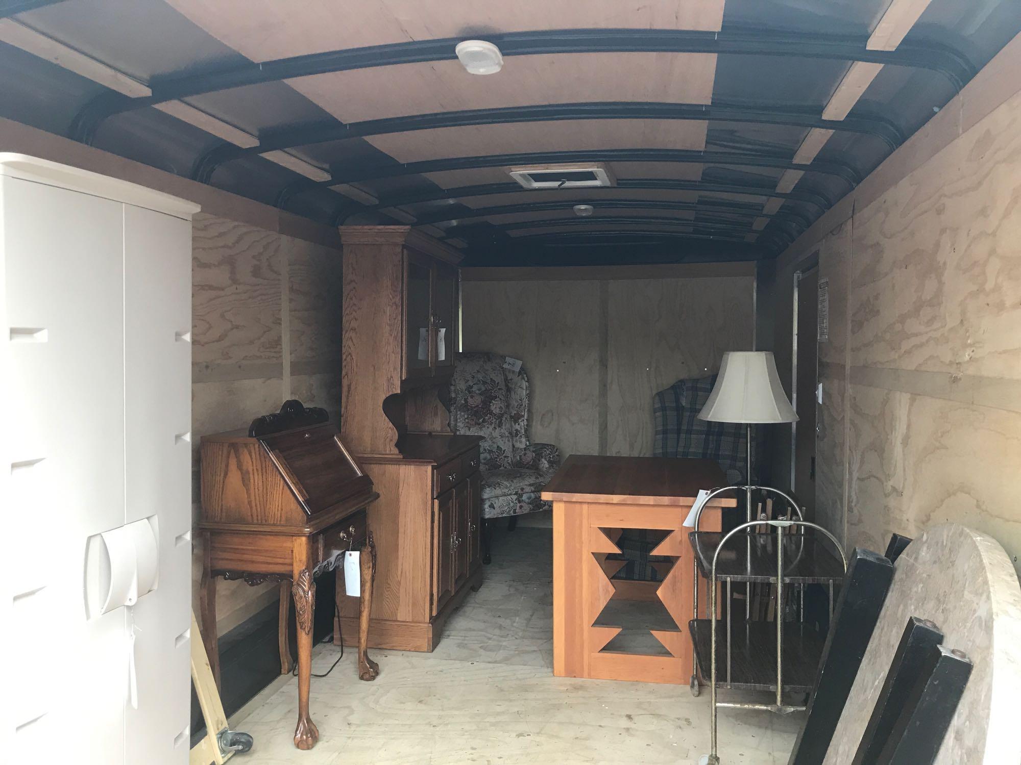 2018 United Trailers Inc. 7000-lb. 8'x16' enclosed box trailer