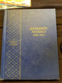 Partial book Jefferson nickels