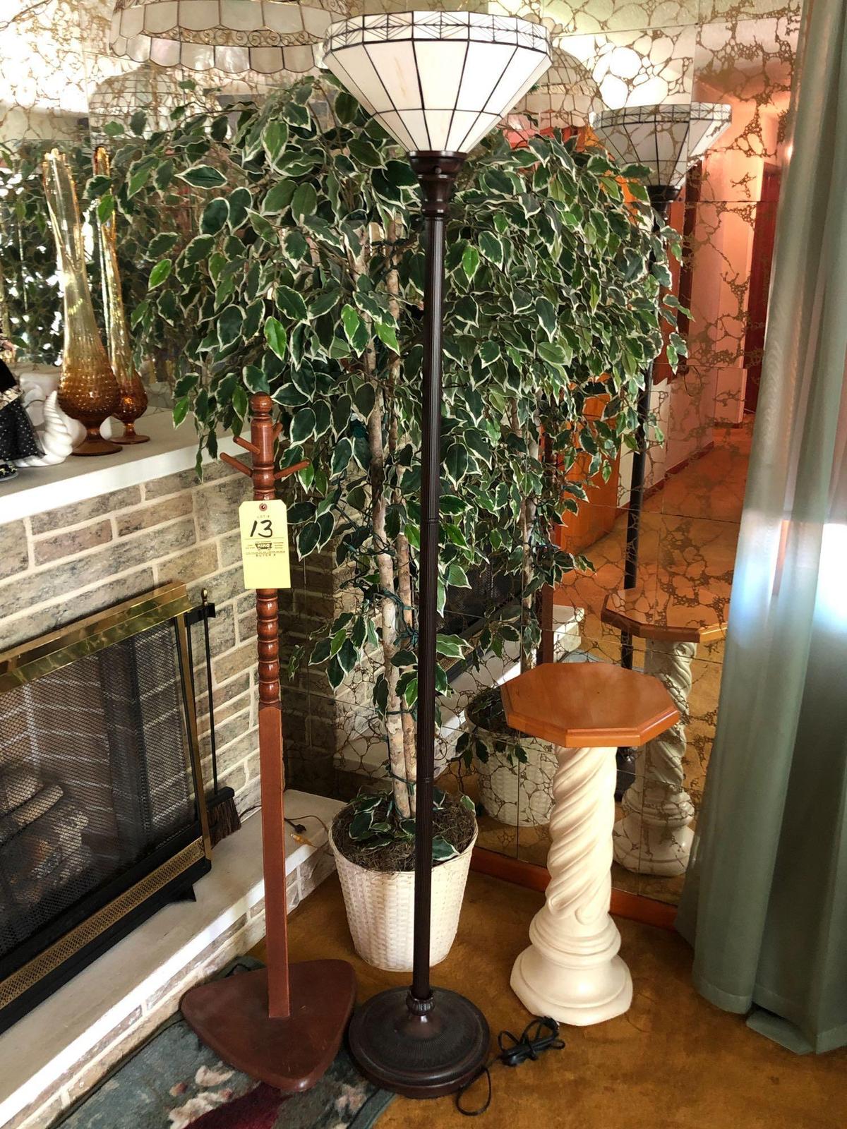 Floor Lamp, Plant Stand, Hall Tree, Artificial Tree