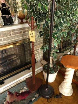 Floor Lamp, Plant Stand, Hall Tree, Artificial Tree