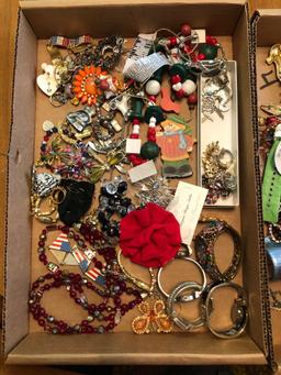 3 Boxes of Costume Jewelry