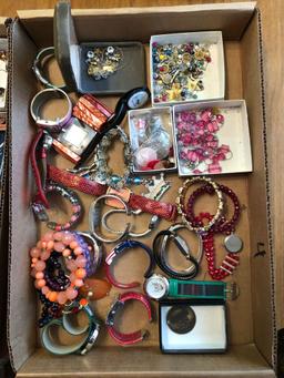 3 Boxes of Costume Jewelry