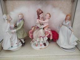 Assorted Figureines & Music Boxes