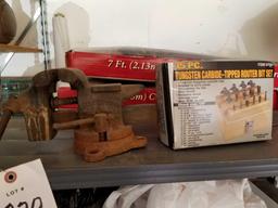 Vise, router bits