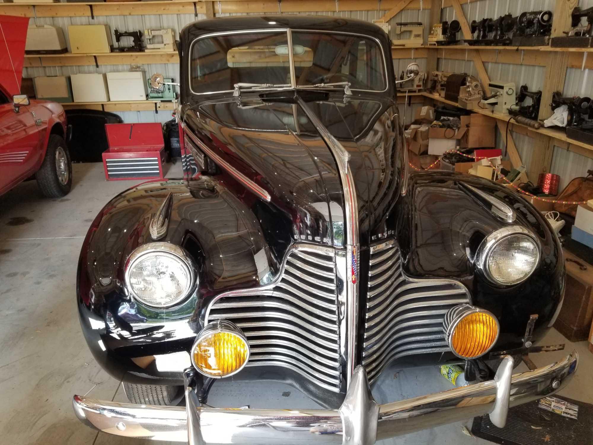 1940 Buick Special sedan, shows 96,201 miles, odom. discrepency, strait 8 cylinder, runs good