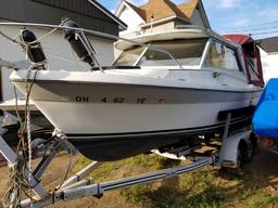 1984 Bayliner 20 ft. 1 in. boat with 125 HP Volvo engine and trailer
