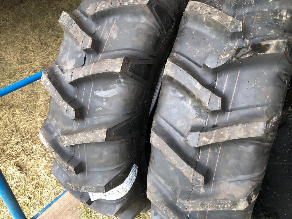 Pair new Crop Max 13.6-28 tractor tires