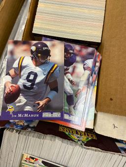 Box of Sports cards