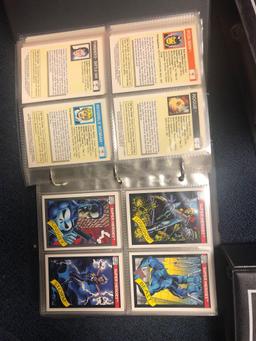 Superheroes collector cards 3 albums