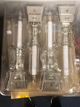 Battery powered candles, 4 sets of 4