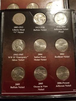 100 yrs of American nickels sets, bid x 2