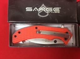 2 Sarge folding Knives