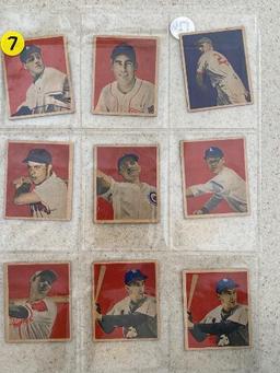 (25) 1949 Bowman baseball cards.