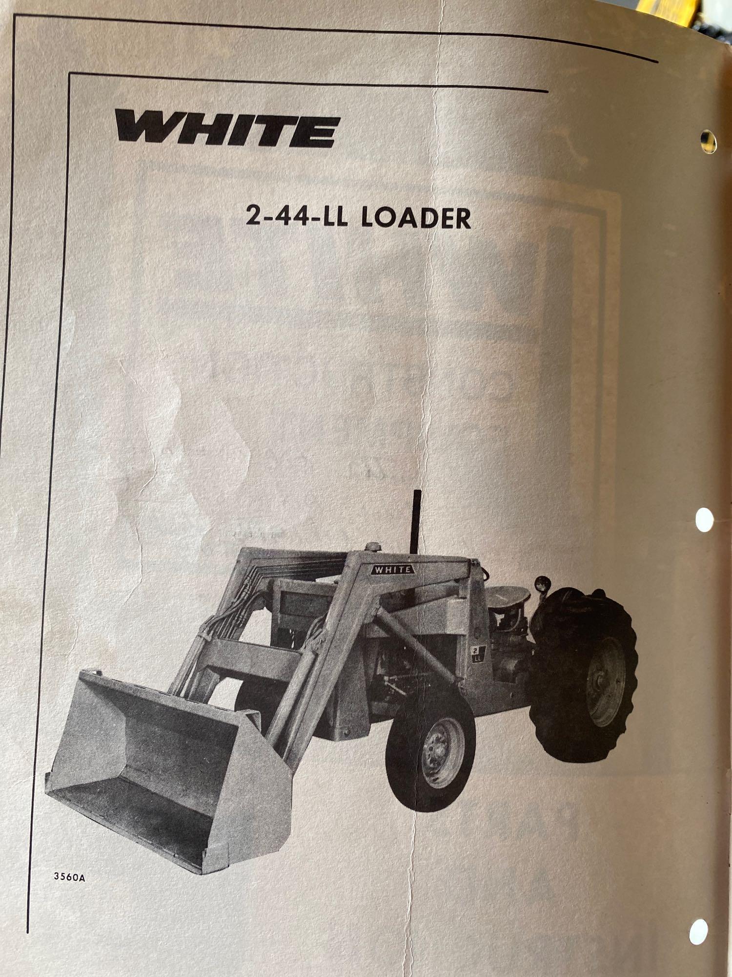 White 2-44-LL loader w/ backhoe