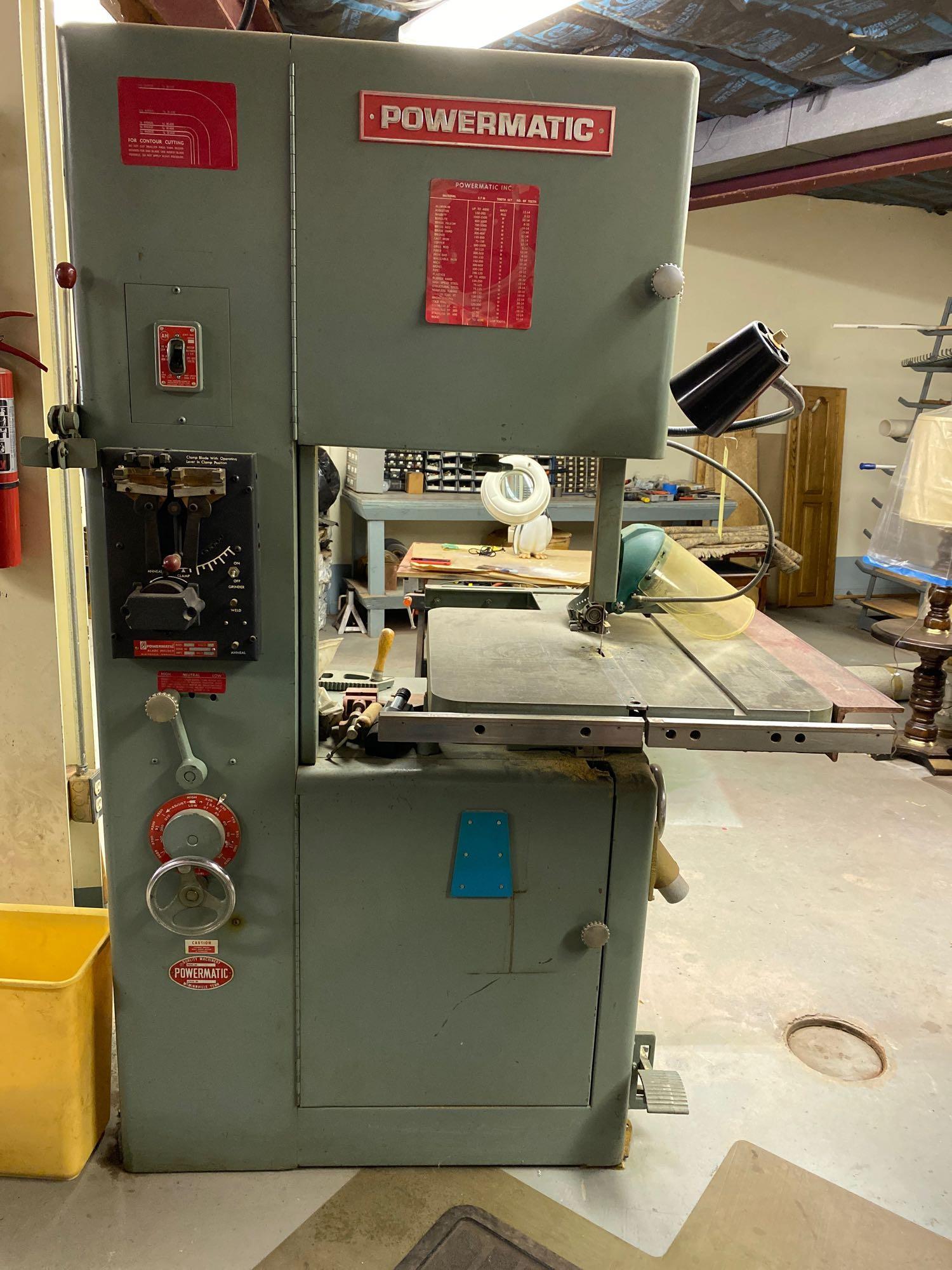 Powermatic model 87 band saw