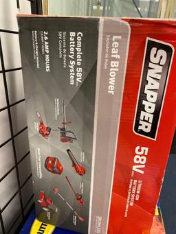 Snapper 58v leaf blower, new in box