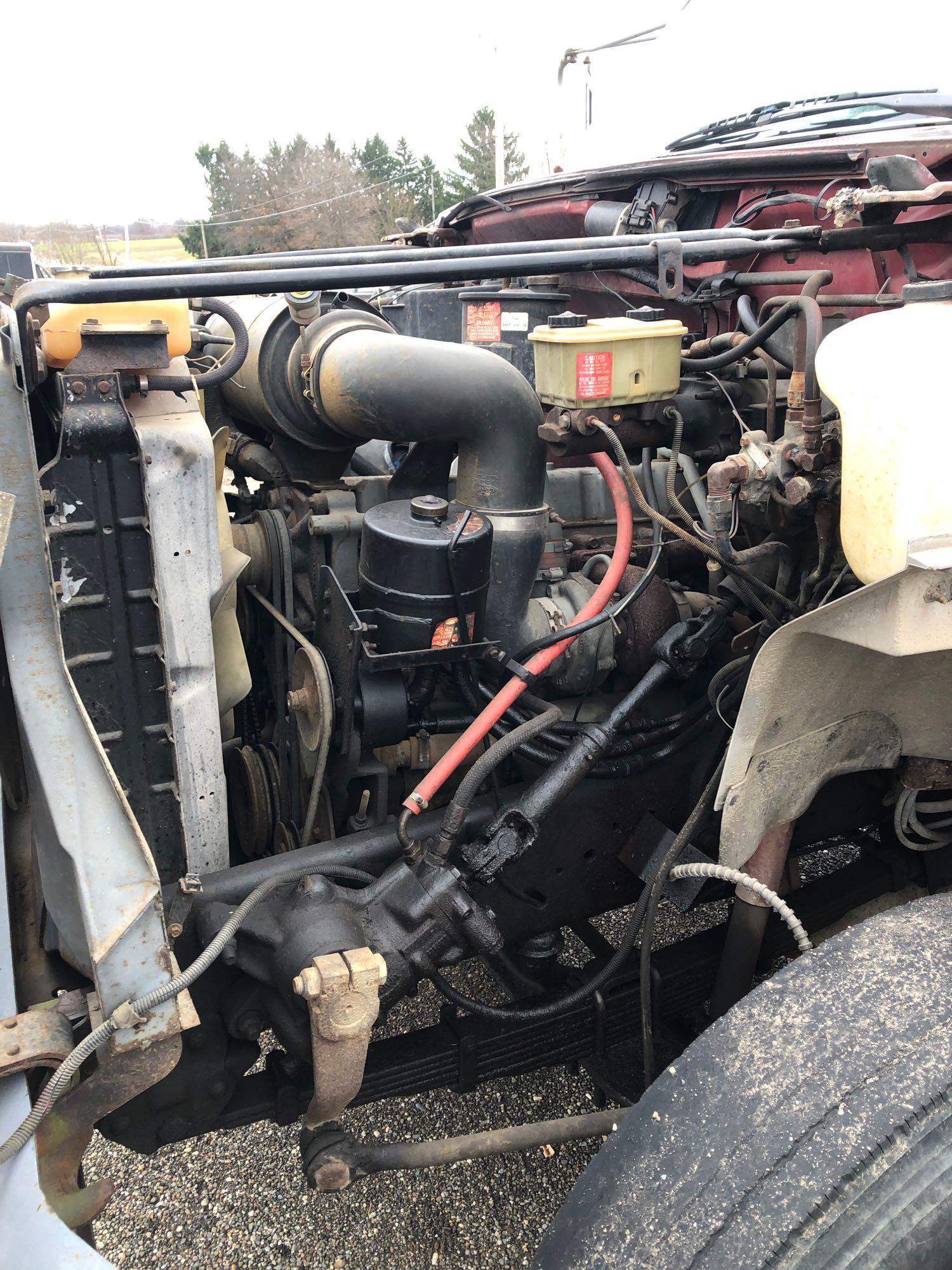 1991 Ford F600 diesel flatbed