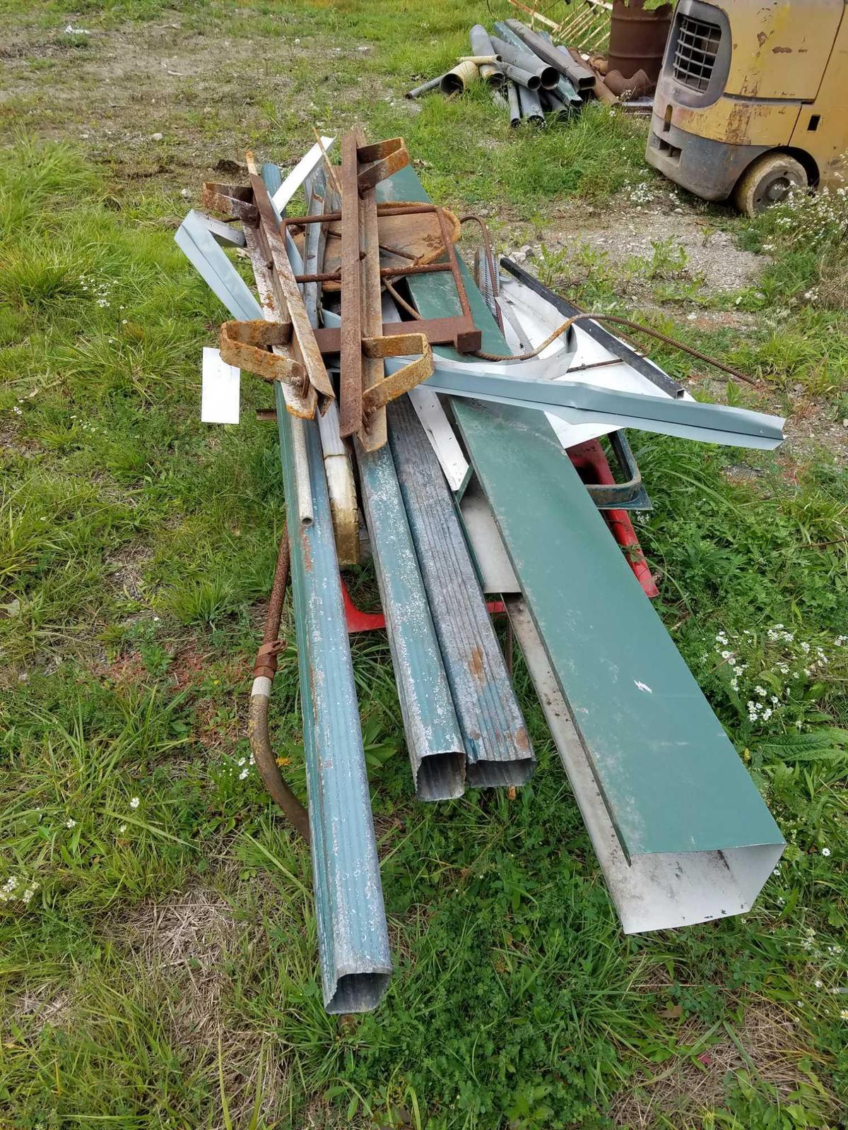 Car doors, gutter, cart frame