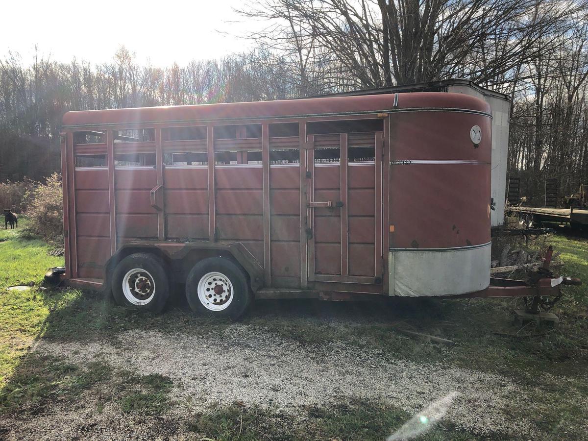 1998 Corn Pro livestock trailer