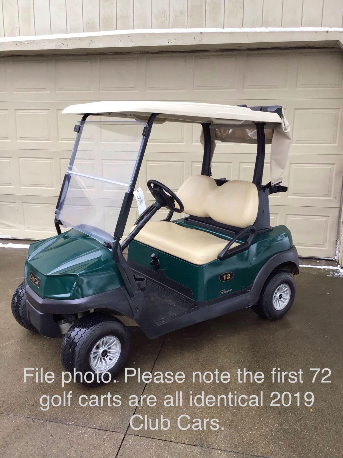 2019 Club Car Tempo gas golf cart #1