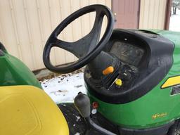 John Deere 4520. 4wd. 3,296 hours. Turf tires. 1 remote. Hydrostatic