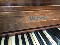 Howard Piano and Piano Stool *Lamp Not Included*