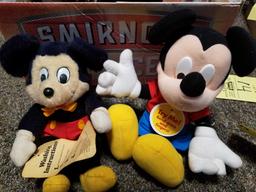 4 disney mickey stuffed animals