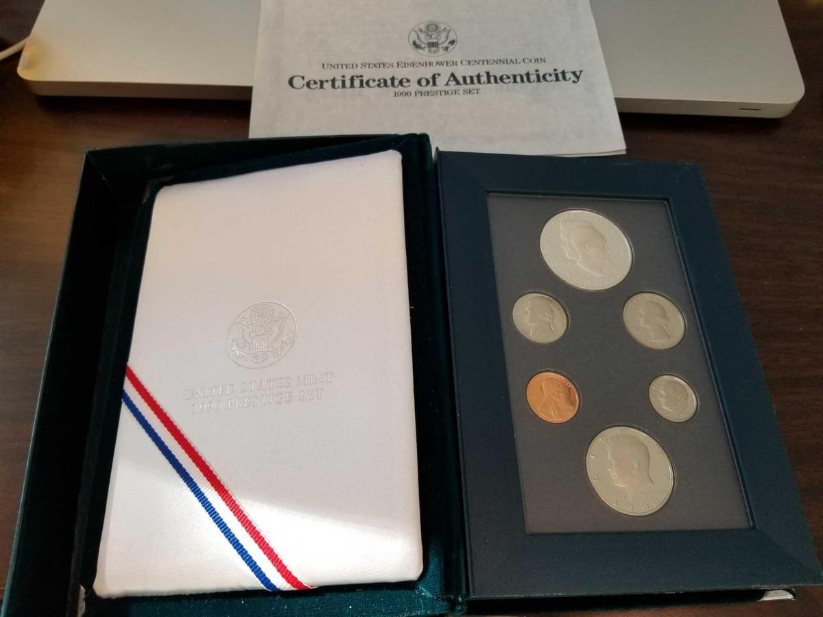 Eisenhower Centennial coin collection 1990 Prestige set