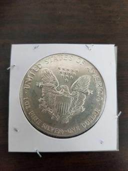 1993 Silver eagle dollar