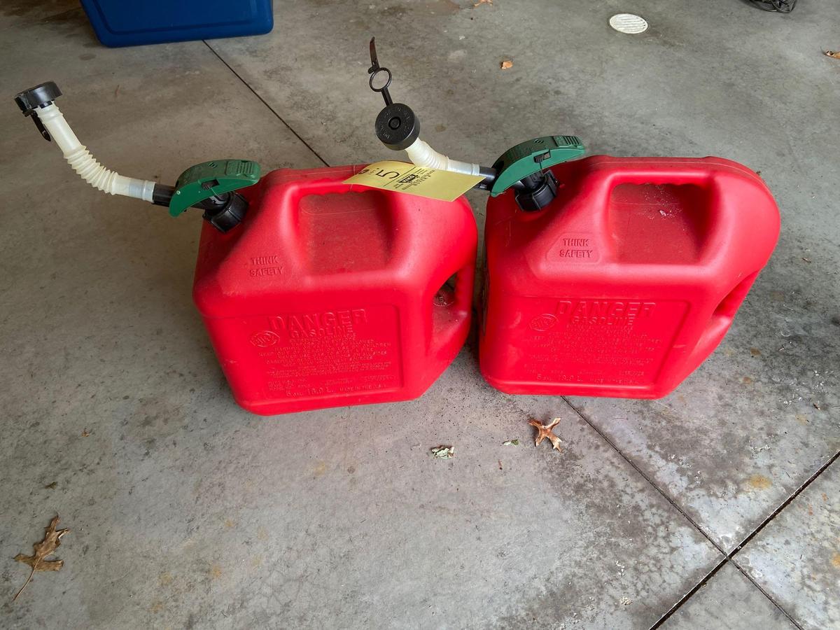 (2) Gas Cans