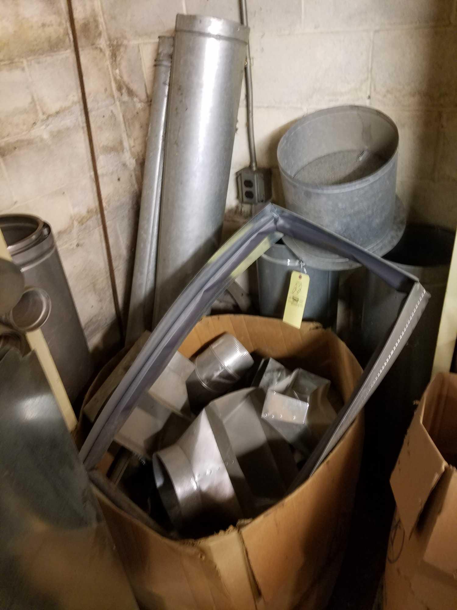 Fittings, ductwork, in line dampeners, attic vents, large lot