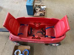 Radio Flyer plastic wagon