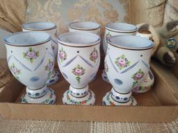 Moser Bohemian 7 pc Chalace Set