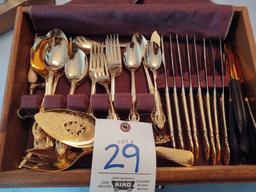 Gold Plated Flatware Set