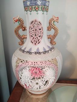 3 Oriental Style Vases