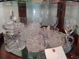 Pattern & Cut Glassware, Stemware