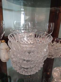 Pattern & Cut Glassware, Stemware