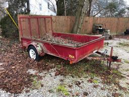Big Tex 35AA utility trailer with ramp, approx. 77in x 10ft