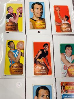 Basketball cards, Fred Foster, Joe Ellis, Mike Riordan, Jerry Lucas, etc.
