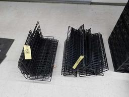 Metal wire display racking, 2ft long