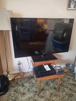 54" LG Flat-Screen TV, Stand & DVD Player