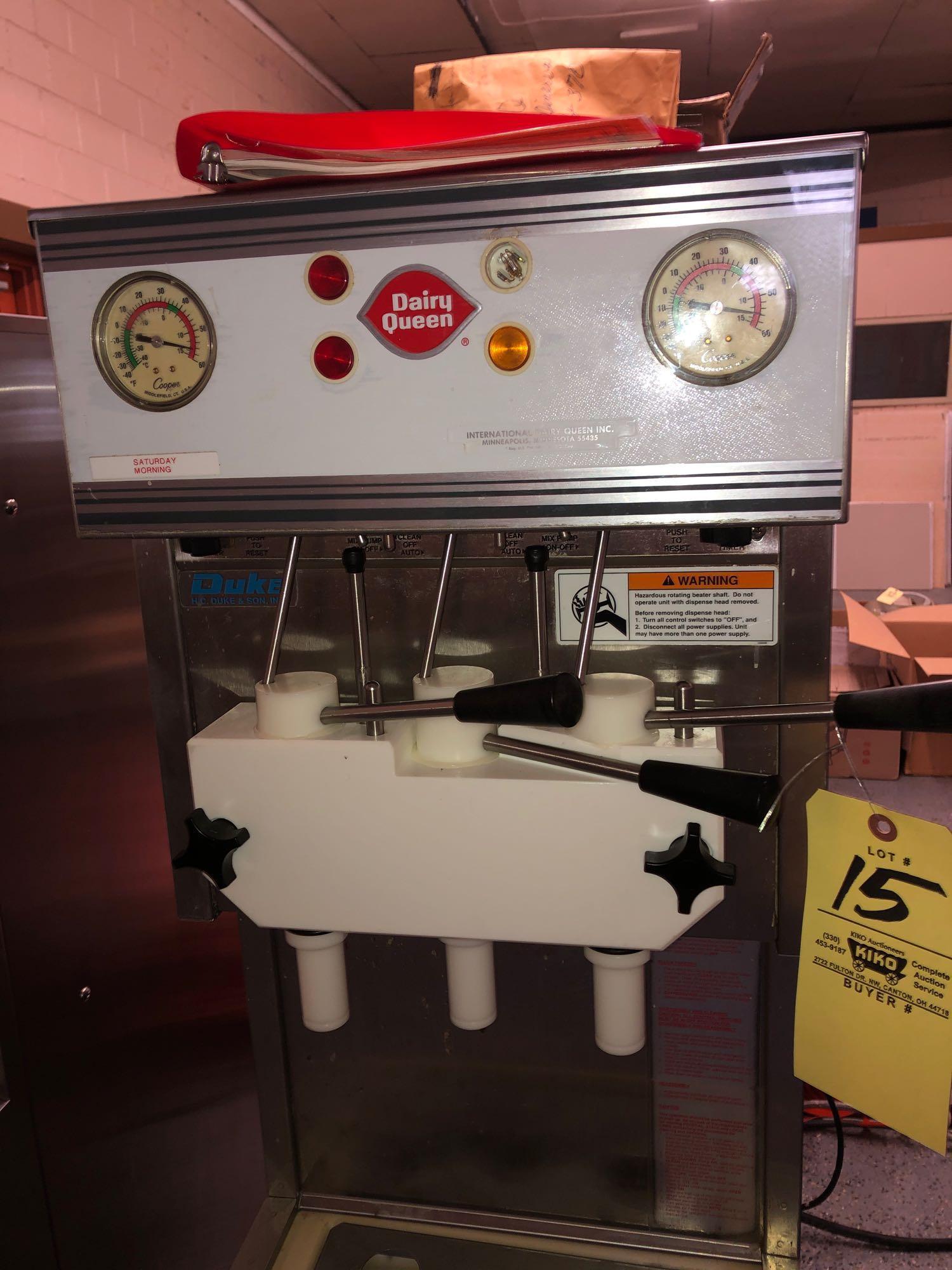 Duke Freedom 360 double ice cream machine