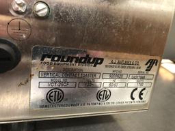 Roundup vertical contact toaster