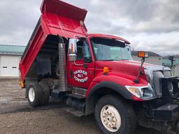 One-owner 2003 Int. 7500 HT 530 single-axle dump truck with Ace 10' steel bed