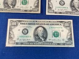 1977 $100 US Federal Reserve Notes