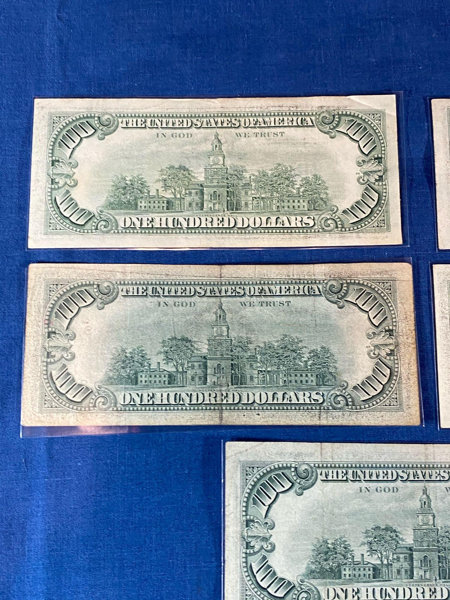 1977 $100 US Federal Reserve Notes