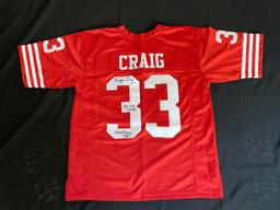 Roger Craig signed XL jersey, #1000 of 1000, Five Star COA #FS224999.