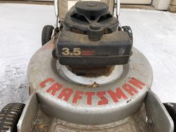 Craftsman 20 inch push mower w/ bagger