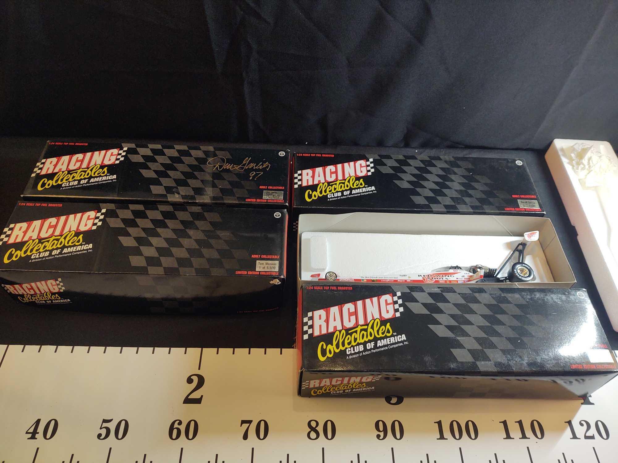 4 NHRA Winston Racing Collectibles 1:24 Scale Diecast Top Fuel Dragsters