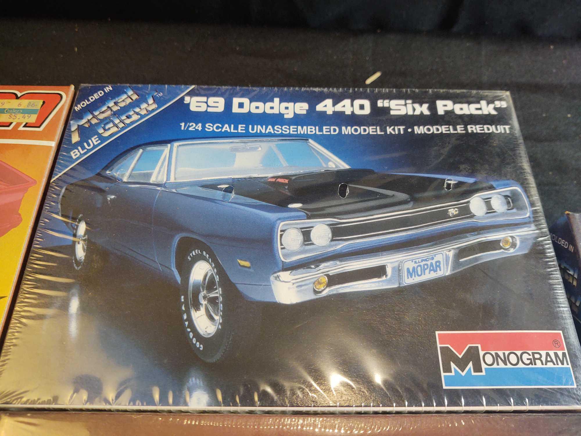 5 Sealed Model Car Kits